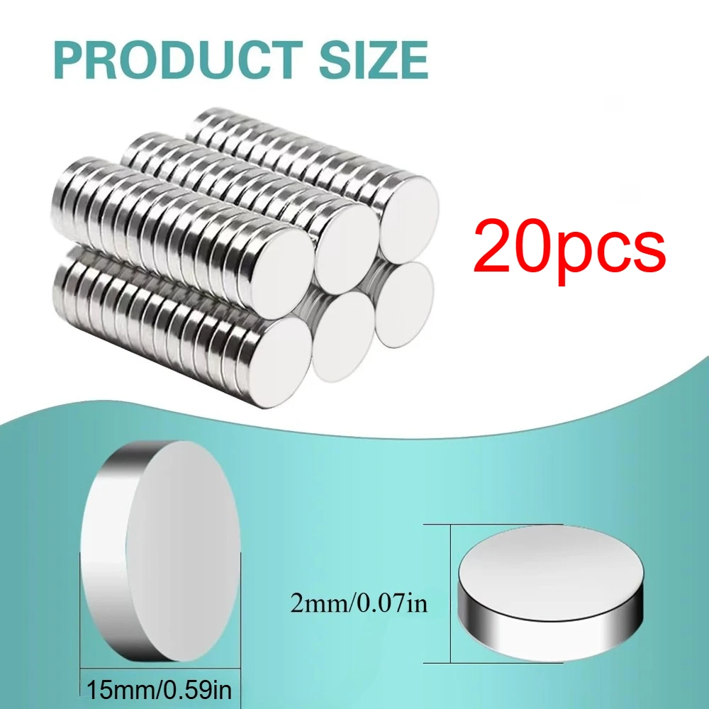 

Миниатюрные Круглые Магниты 15x2/18x2/19x2 Мм, Различные Размеры Для Рукоделия, Магнитные Инструменты Для Хранения