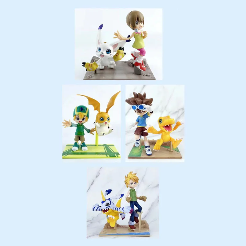 

4 Styles Digimon Adventure DXF ADVENTURE ARCHIVES Yagami Taichi & Agumon / Ishida Yamato & Gabumon Figure Model Toy Doll