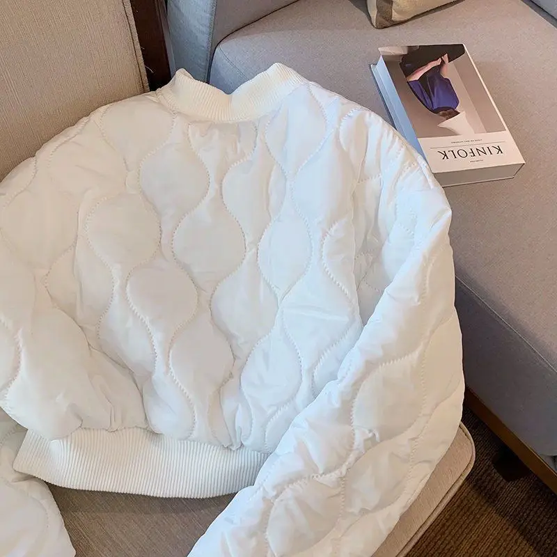 Women Cotton Clothes Jacket Fashion Solid Thick Warm Winter Coat Casual Cotton-padded Parkas Outwear Korean Style