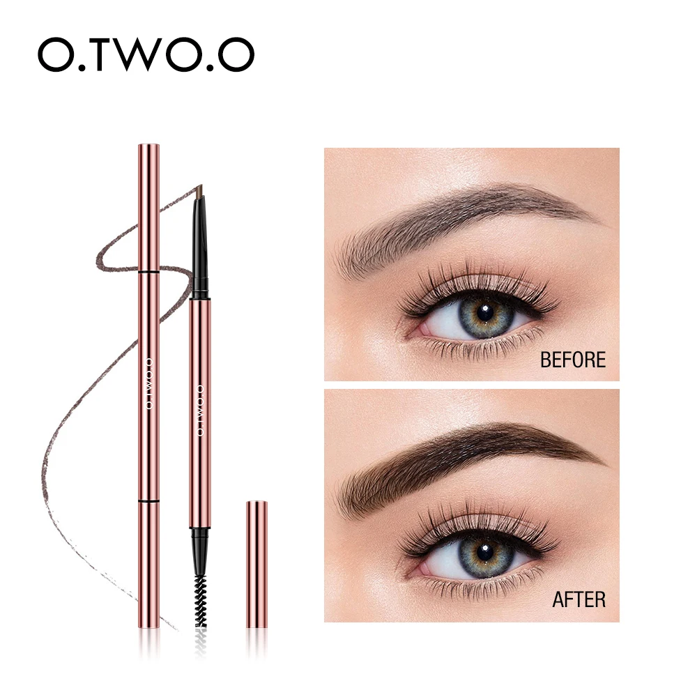 

Wholesale O.TWO.O Eyebrow Pencil Ultra Fine Triangle Definer Long-lasting Waterproof Soft Brown Eye Brow Makeup 6 Colors
