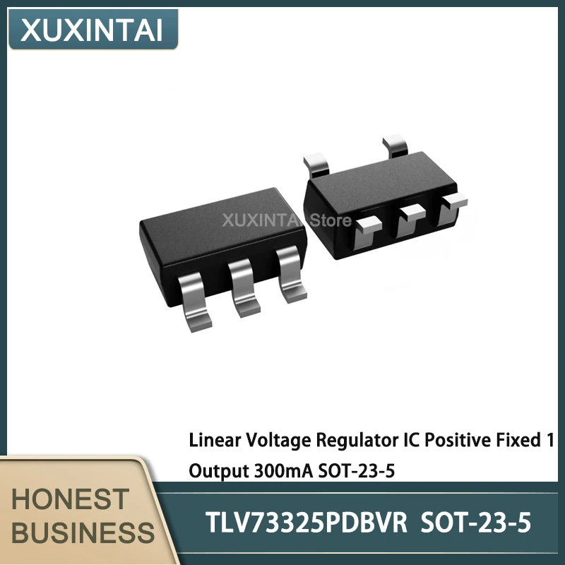 

50Pcs/Lot TLV73325PDBVR TLV73325 Linear Voltage Regulator IC Positive Fixed 1 Output 300mA SOT-23-5