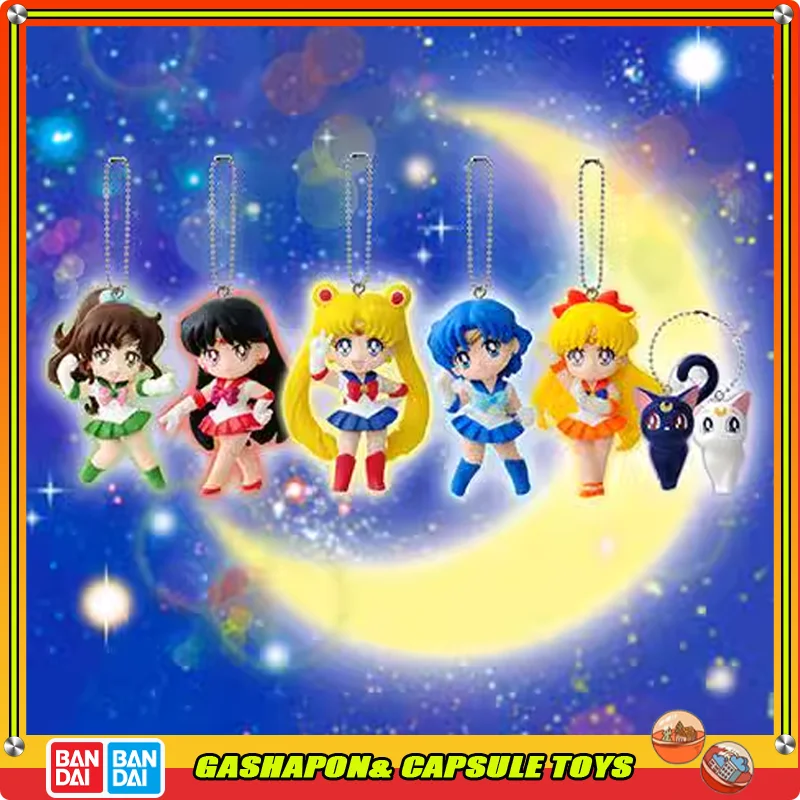 BANDAI Фигурки Сейлор Мун модель подвеска с персонажем серия Gashapon официальные