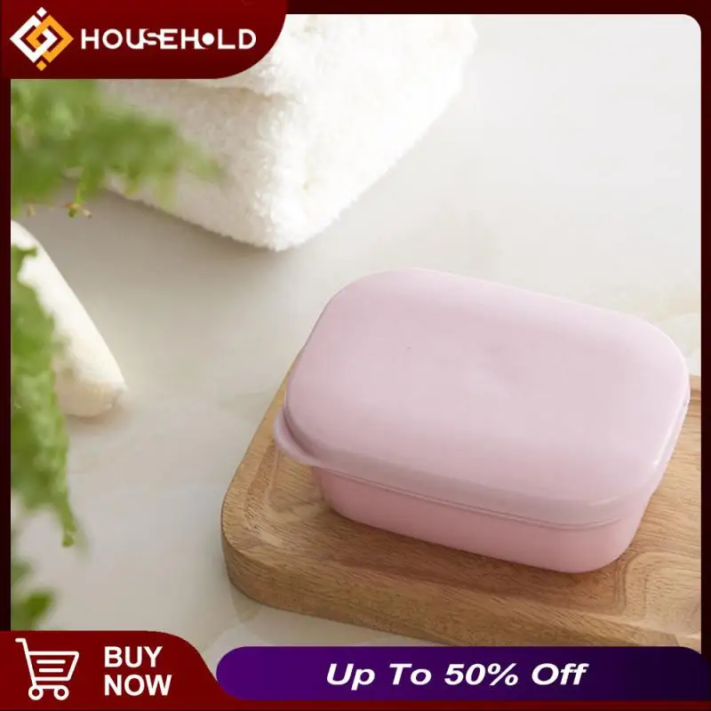 

Travel Soap Box Square Bag 2023 Storage Box Sealed Waterproof Soap Storage Rack Bathroom Accessories Portable Soap Dish Handmade