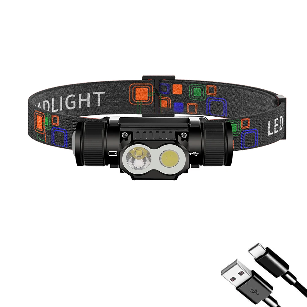 

Sololandor белый красный налобный фонарь 18650