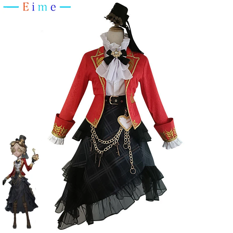 

EIME Game Identity V Cosplay Costume Mechanic Tracy Reznik Baroness Heart Lock Skin Suit Hallween Carnival Uniforms Custom Made
