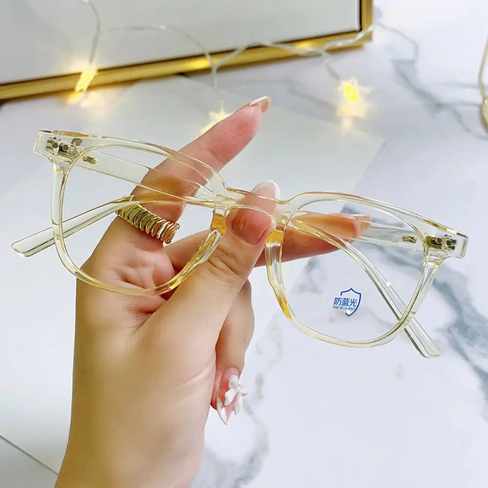 

Fashion Women PC Frame Anti-UV Blue Rays Glasses Transparent Computer Goggles Men Eyeglasses Eyewear Vision Care