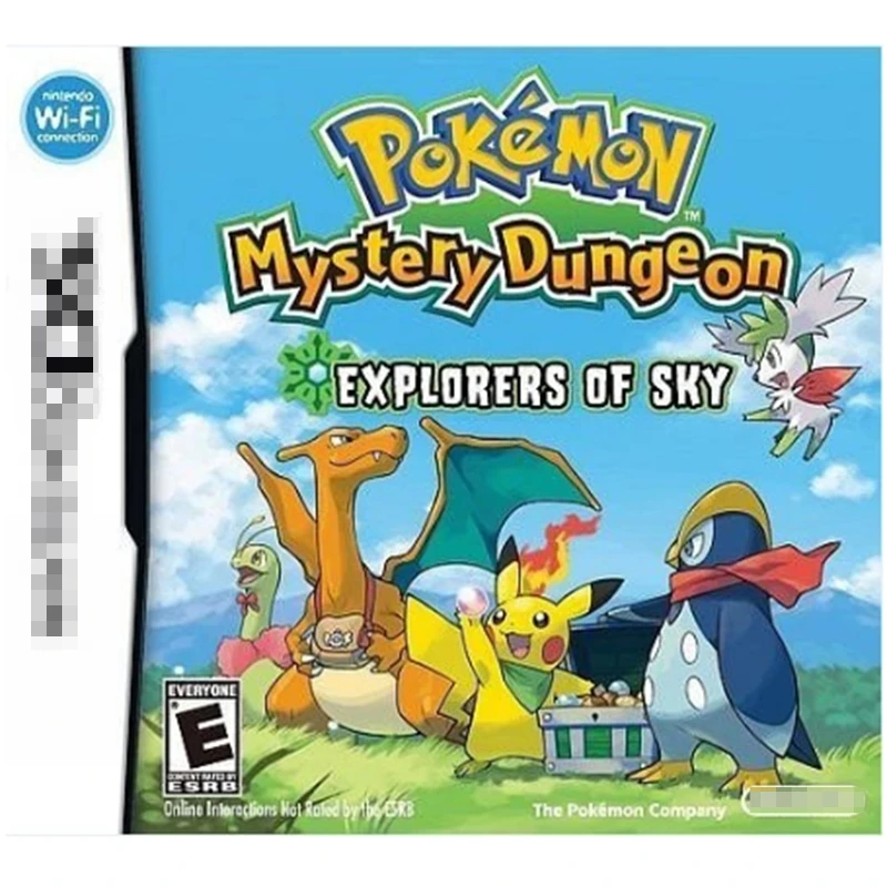 NDSL NDSI 3DSLL 2DS 3DS การ์ด Pokemon Mystery Dungeon Explorers Of Sky รุ่นภาษาอังกฤษการ์ดเกมเด็กของเล่นของขวัญ