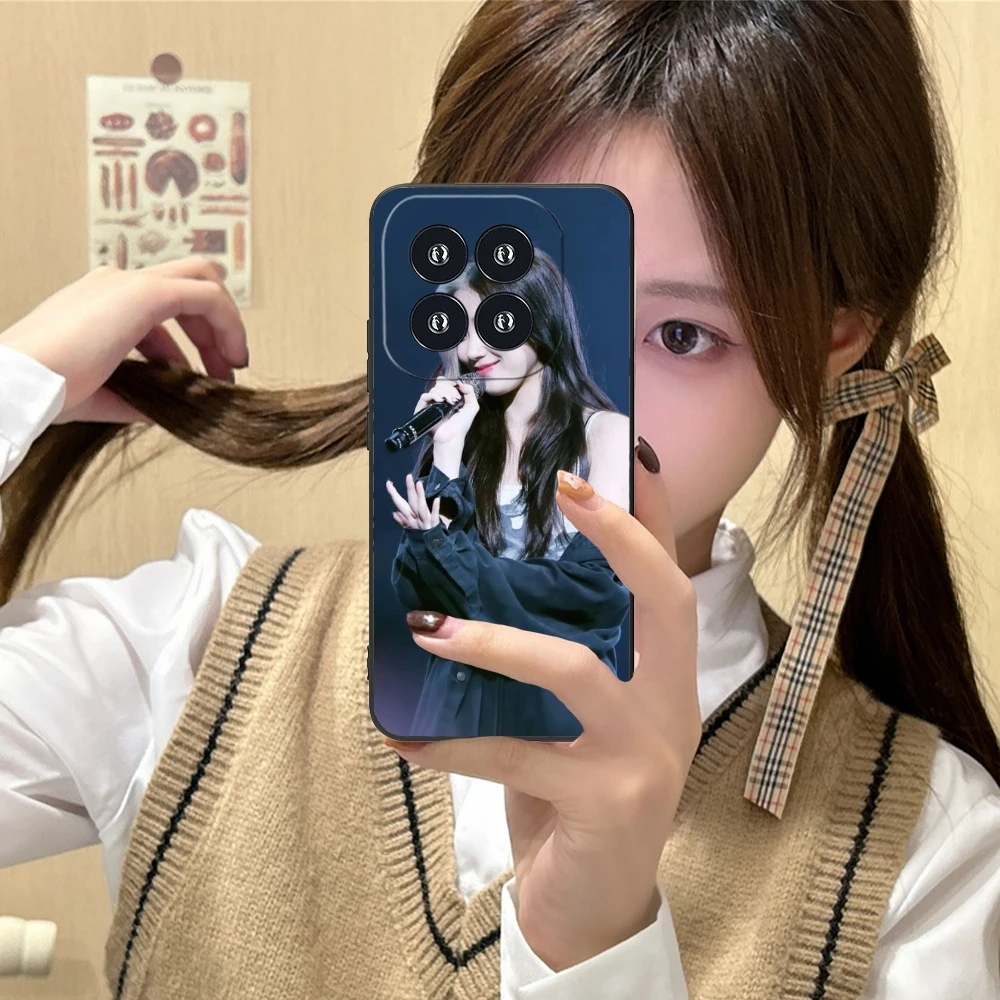 Милый чехол KPOP LE Kazuha для мобильного телефона Xiaomi 14 13 12 11 10 9 T Ultra Lite Pro S SE X 5G черный