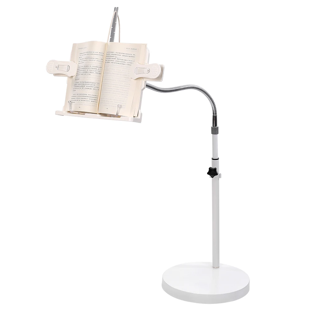 

Portable plastic Book Stand Adjustable Reading Book Holder Support Document Shelf Bookstand