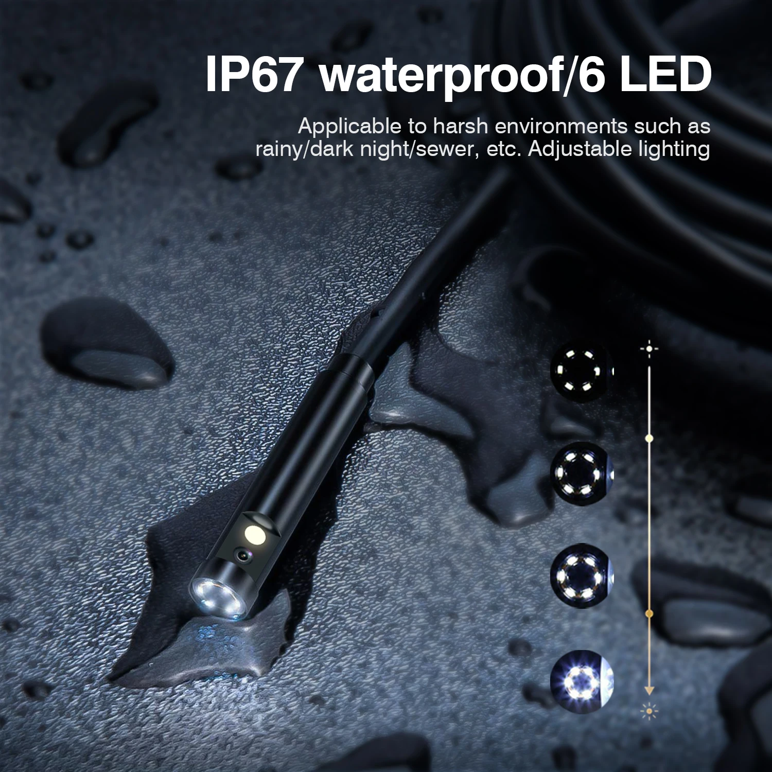 8 мм 10 м 5-дюймовый экран Ips Двойной объектив видео проекскоп автомобильные