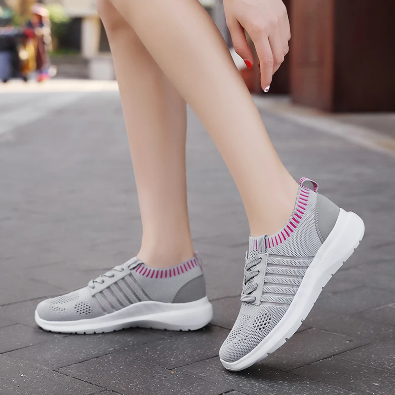 Women Walking Shoes Comfortable Breathable Sneakers Female Outdoor Leisure Sport Footwear Zapatos Deportivos