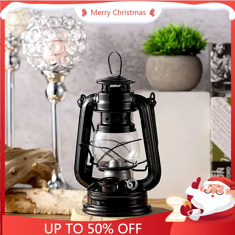 

19/25cm Retro Outdoor Oil Lamp Camping Kerosene Lamp Portable Lantern Bronze Colored Vintage Photo Decor Outdoor Camp Lights