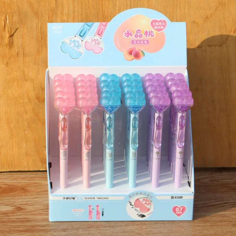 

1 Pcs Love Pencil Valentine's Day Love Pink Girl Heart Student Writing Stationery Pencil