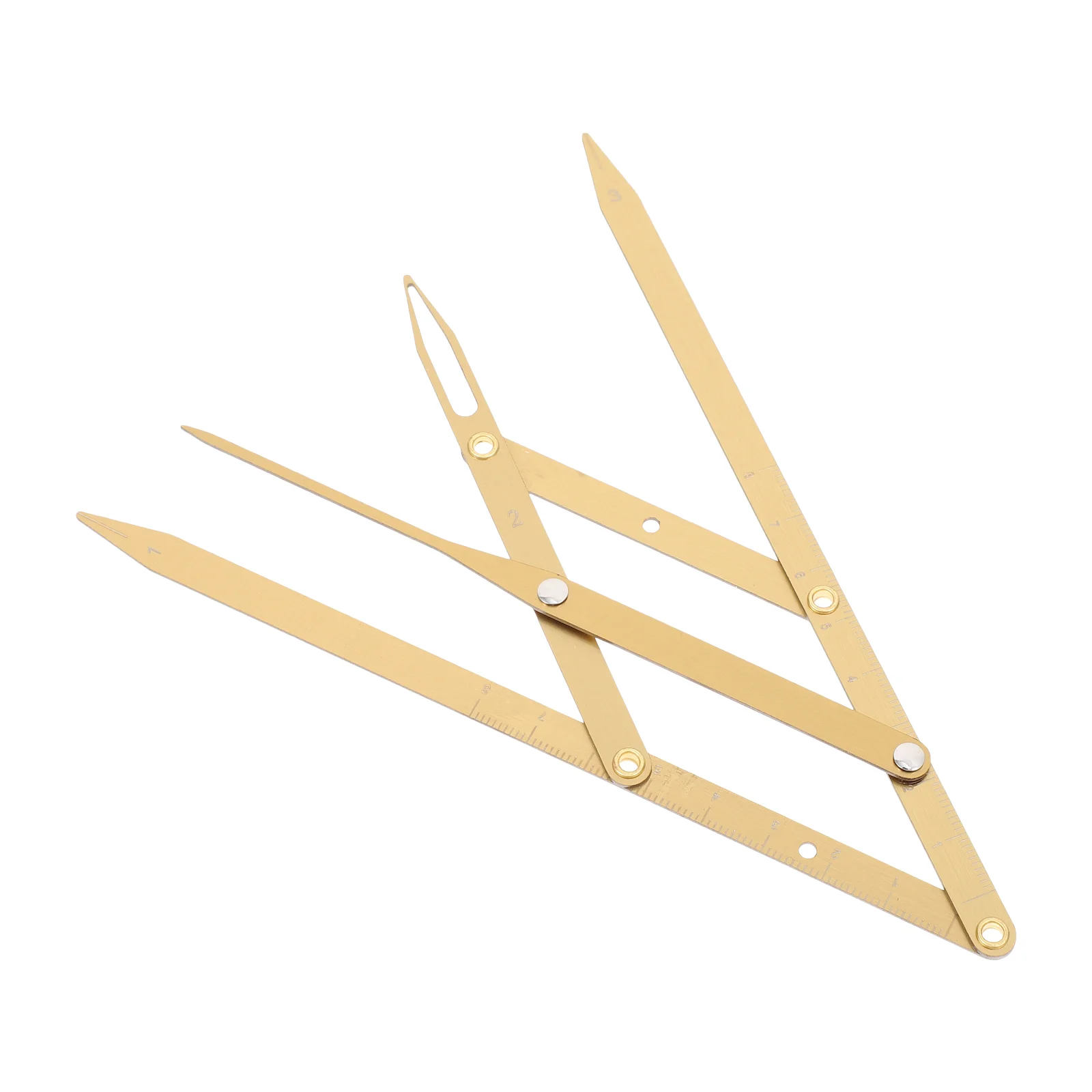 

Stencil Ruler Golden Ratio Caliper Stainless Steel Ruler Flexible Removable for Makeup Measure Shaper Ruler Golden