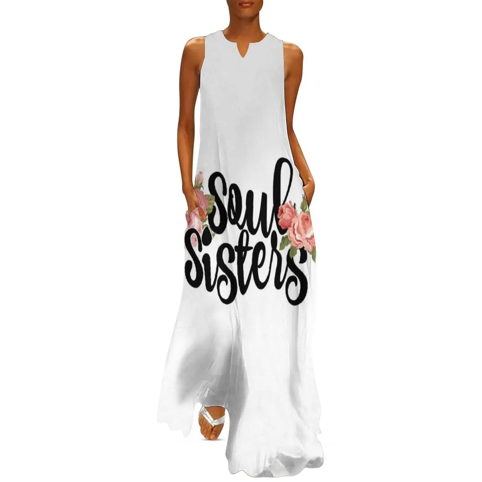 Длинное платье Soul Sisters летняя одежда для женщин женское длинное женская