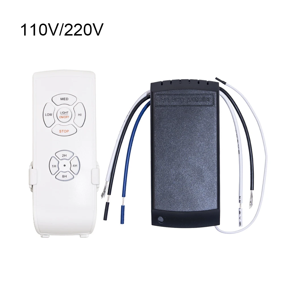 

110 220V Ceiling Fan Lamp Remote Fans Light Switch Portable Receiver