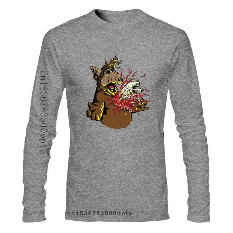 Модная мужская одежда ужасная футболка смешная Повседневная с изображением алфа