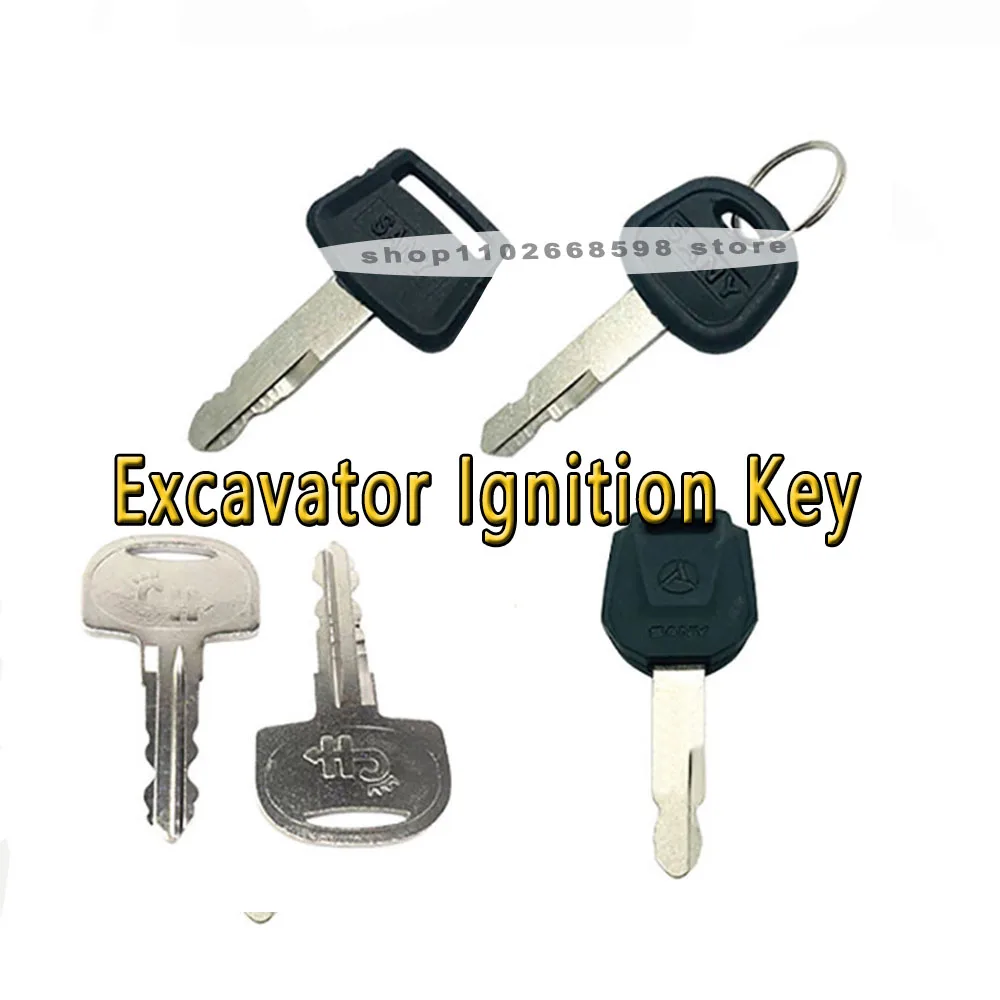 

3pcs Excavator Accessories For Sany Excavator Ignition Key SY55 60 75 135 155 215 235 285 Excavator Parts