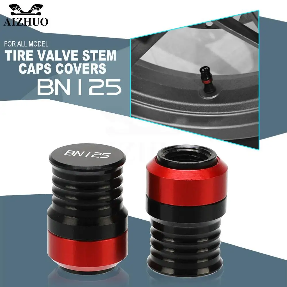 

For Kawasaki BN125 Eliminator 125 2003-2008 Motorcycles Wheel Tire Valve Stem Caps Airtight Covers BN 125 2007 2006 2005 2004