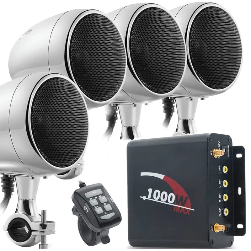 Водонепроницаемые мотоциклетные Bluetooth-колонки M1000 стереоаудиосистема со