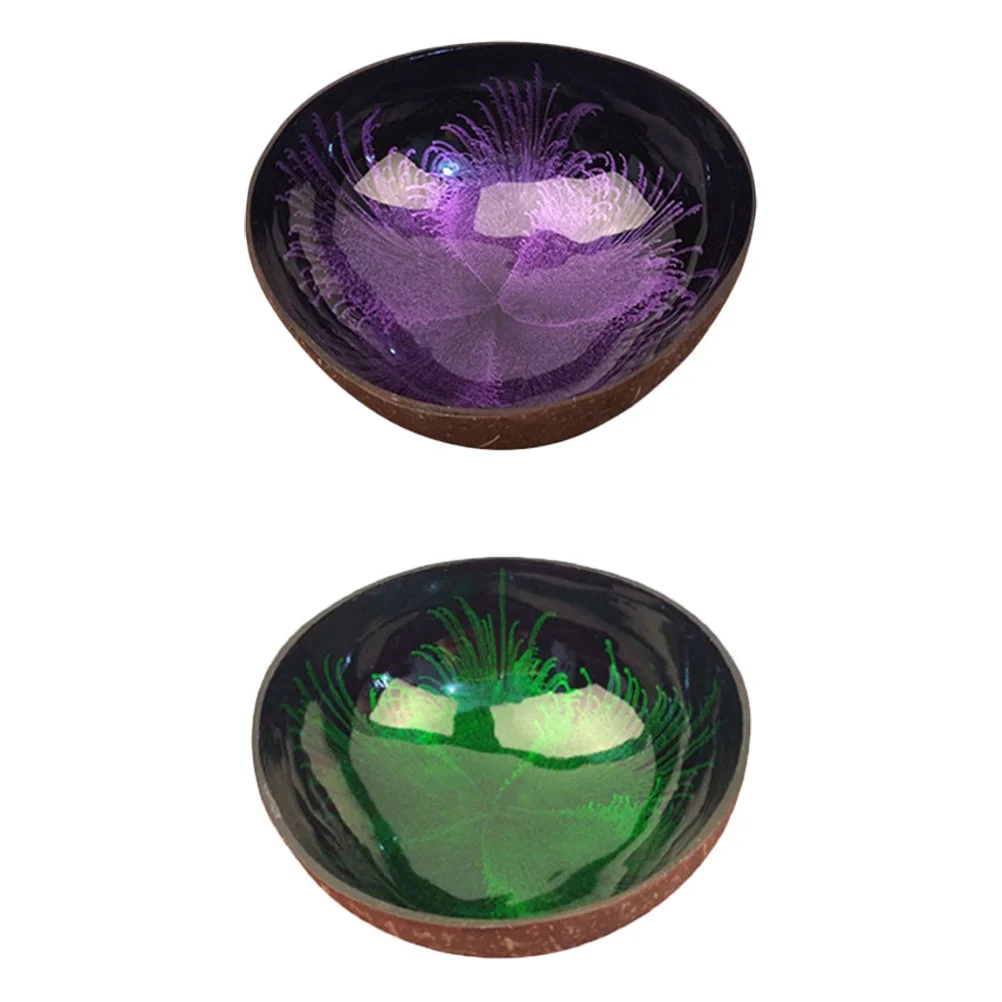 

2pcs Bows Decorative Bowl Storage Bowl Painted Inner Bowl Sundries Bowl Sundries Holder for Office
