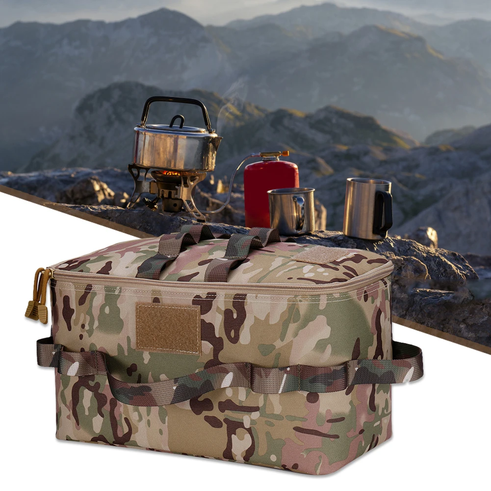 

Износостойкий набор для хранения инструментов, сумка из ткани Оксфорд 600D, вместительная многофункциональная, для путешествий, пешего туриз...