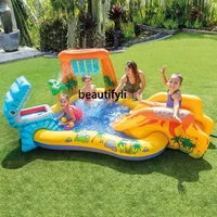 zq Swimming Pool Children's Household Large Ocean Ball Pool Water Castle Park Baby Water Spray Water Toys