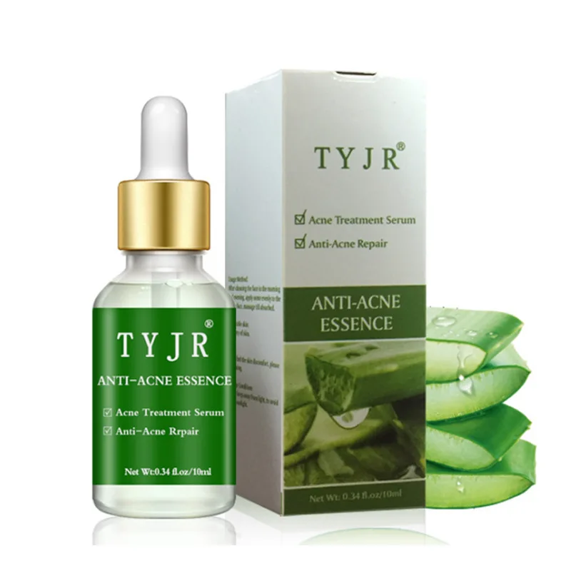 

Aloe Essence 10ml Anti Acne Brightens Skin Tone Controls Oil Replenishes Water Repairs Soothes Softens Moisturizes Face Care