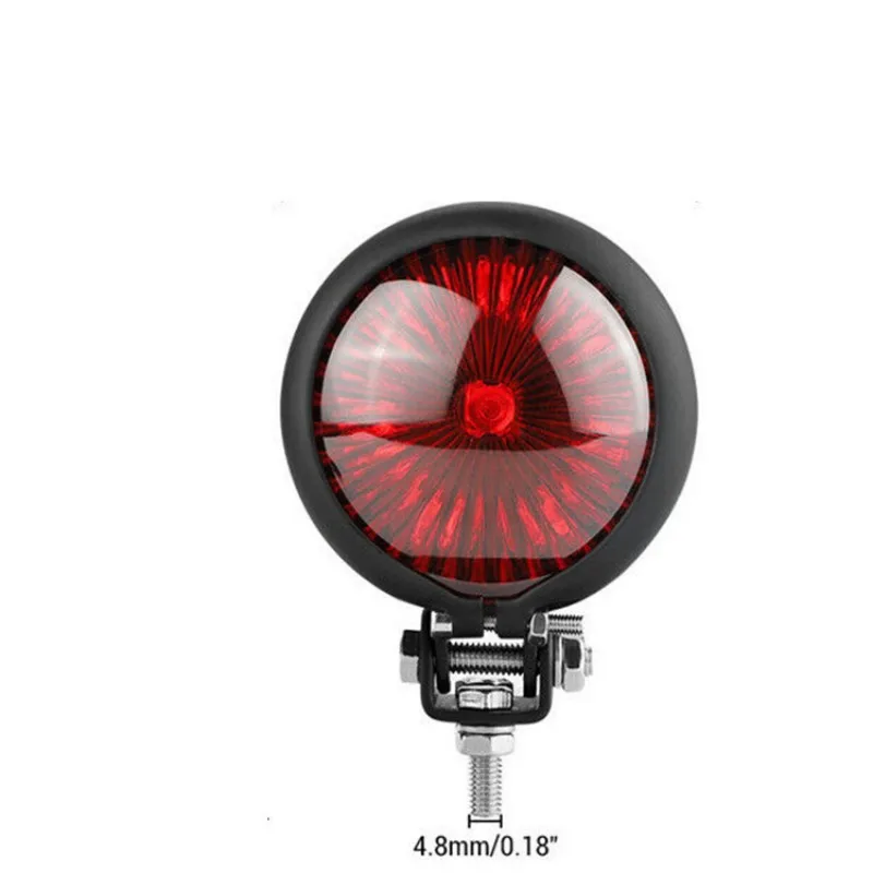 

Adjustable Tail Light for Motorcycle Chopper Cafe Racer Rear Brake Stop Lamp Red Smoke Lens Taillights With Fitting Screws