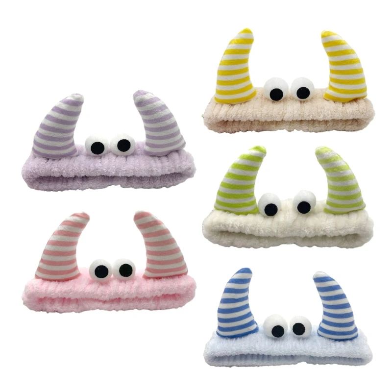 

Забавный красочный обруч для волос для девочек, привлекательный пушистый головной убор, аксессуары