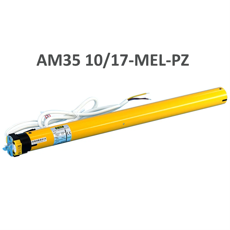 Умный трубчатый двигатель для жалюзи A-OK AM35 10/17, RF433 + Tuya zigbee, для трубчатого затвора 40 мм/45 мм/47 мм/50 мм, через Alexa Google Home