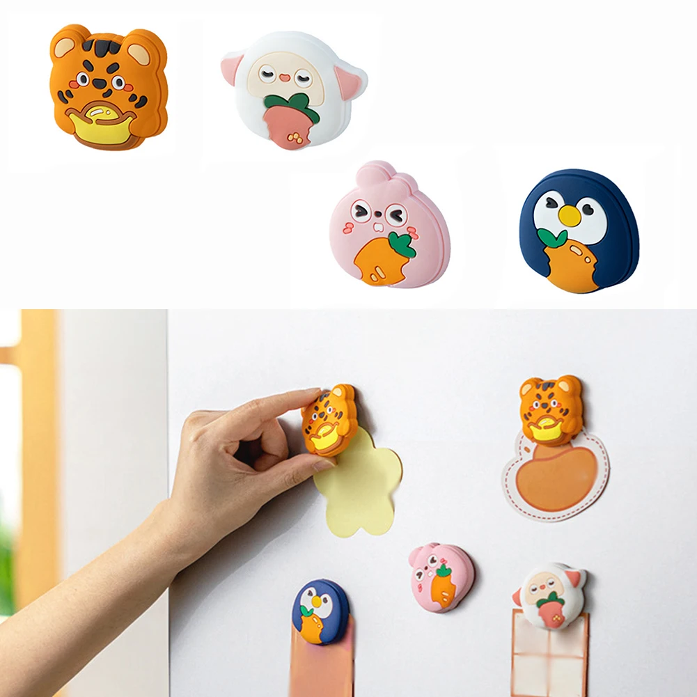 1pcs Novelty Animals Fridge Magnet Sticker Cute Funny Refrigerator Colorful Kids Toy Office Whiteboard Gadget Home Decor