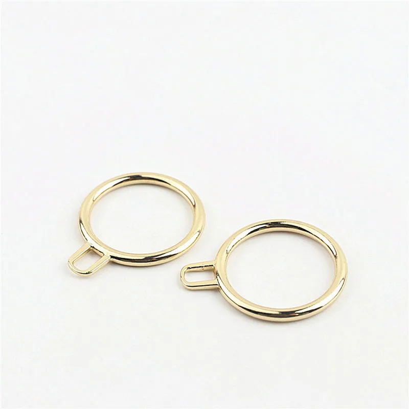 30pcs 28mm Metal O Ring Zipper Pullers Clothing Repair Zip Kits Pull Head for Zipper Sliders DIY Sewing Accessories