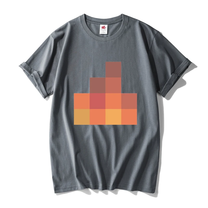 Парная уличная футболка с принтом в клетку простой стиль топ из 100% хлопка