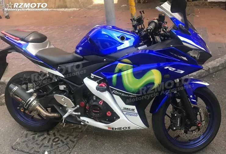 

Комплект обтекателей из АБС для YAMAHA YZF- R3 2015 2016 2017 2018 15 16 17 18