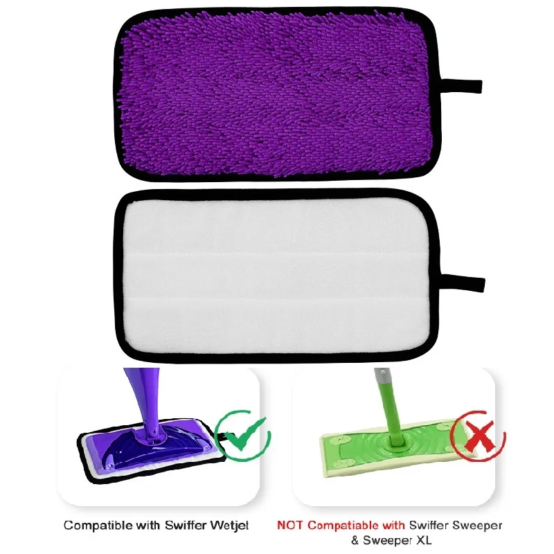 Шенилловая Швабра из микрофибры Сменные подушечки для швабры 12 дюймов плоские