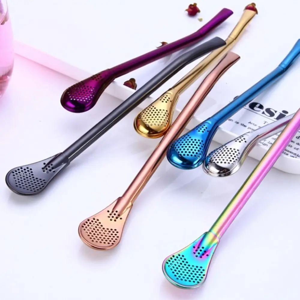 

3 шт., разноцветная ложка для чая, из нержавеющей стали