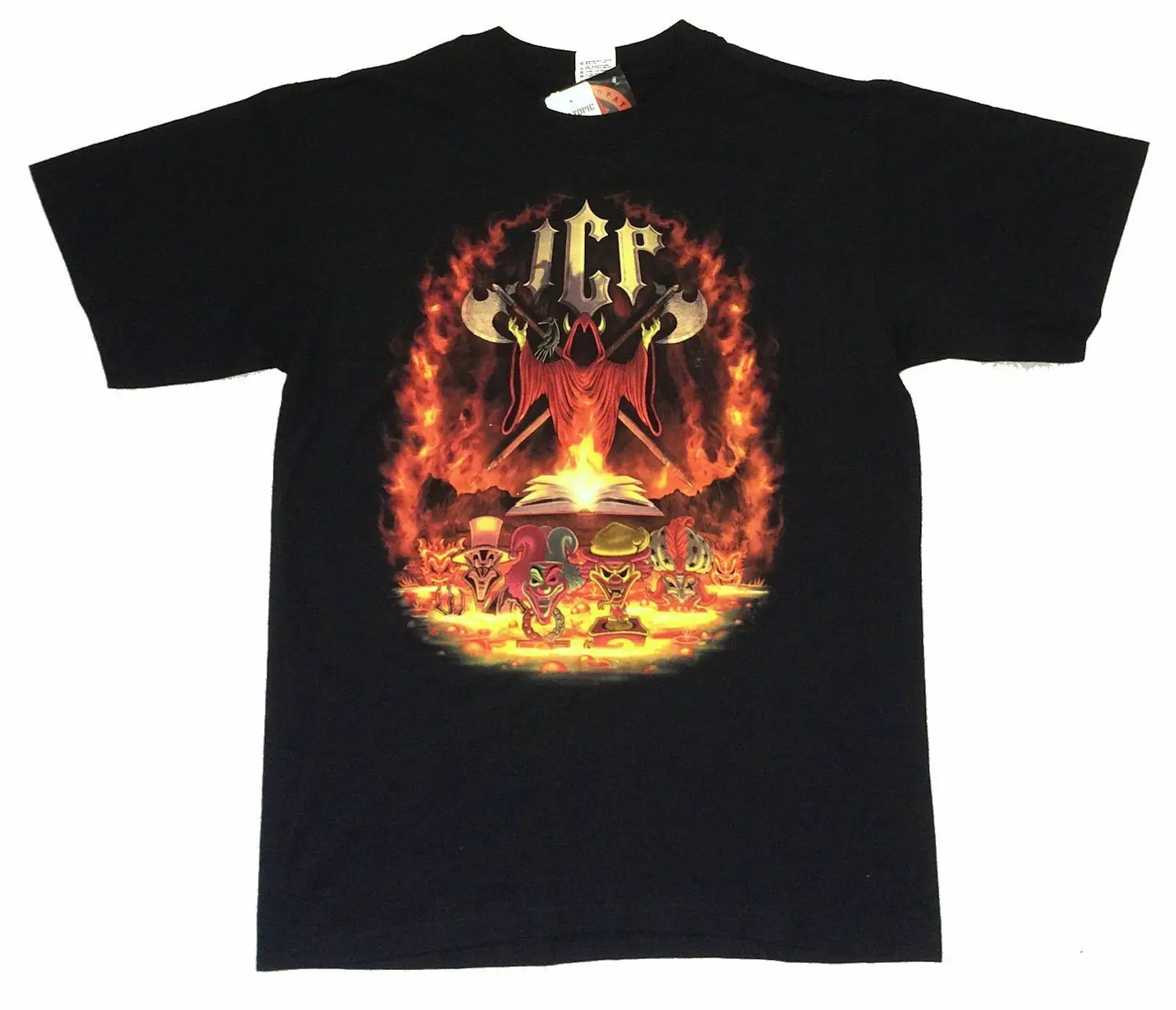 

Insane Clown Posse Hell Wraith Dark Carnival Black T Shirt New ICP