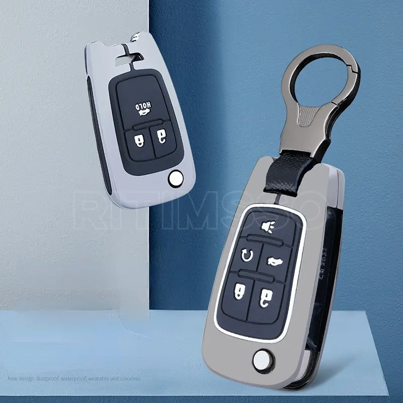 

Alloy Car Remote Key Case Cover Shell Fob for Buick Chevrolet Cruze Aveo Trax Opel Astra Corsa Meriva Zafira Antara J Protector