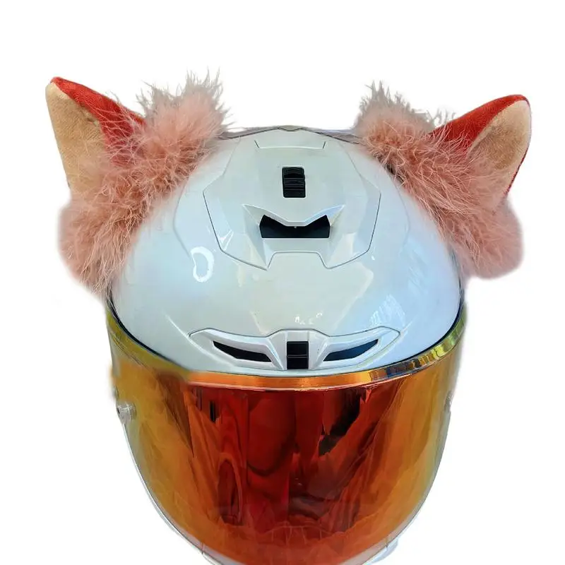 

Funny Bike Headgear Covers Headgear Accessory Decorations Fun Headgear Bunny Rabbit Ears Covers For Snowboarding Skiing Biking