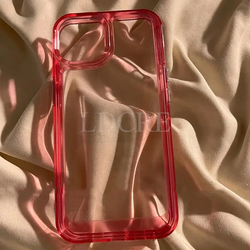 Для iPhone 14 Pro Max Чехол Силиконовый Прозрачный Противоударный ТПУ Новый Телефона 13 12