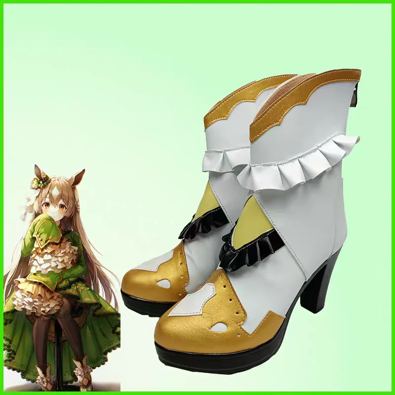 Фото Игра аниме Pretty Derby Umamusume Satono Diamond, обувь для косплея на заказ, ботинки, реквизит на Рождество, Хэллоуин №3
