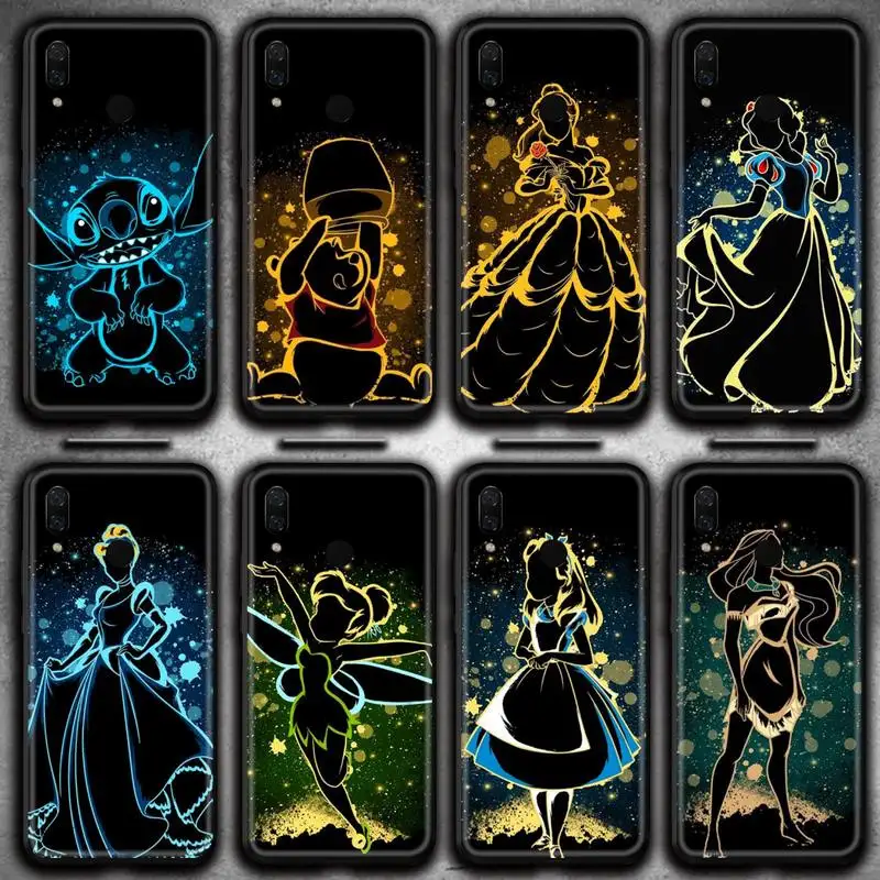 

Стич Винни Пух Disney принцы чехол для телефона Huawei Y6P Y8S Y8P Y5II Y5 Y6 2019 P Smart Prime Pro