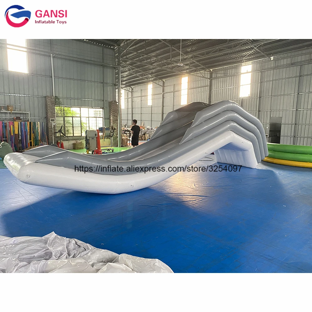Водные игры надувная водная горка для круиза 4 м плавающая яхты в аренду