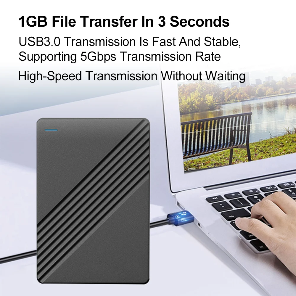 Внешний жесткий диск Портативный твердотельный накопитель USB 3.0 со стабильной