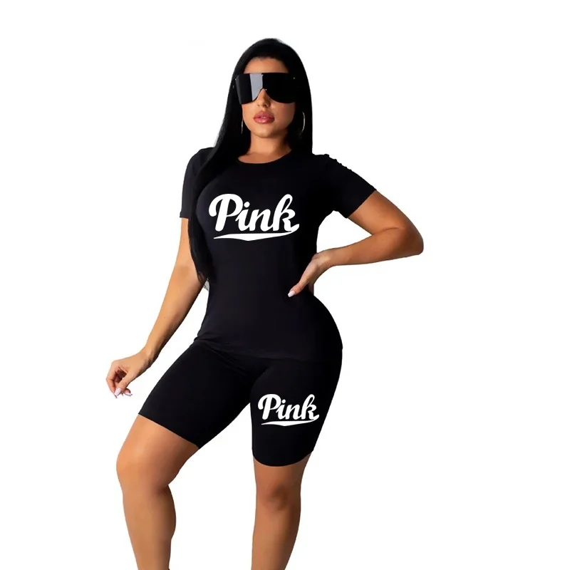 Модные женские повседневные футболки спортивный комплект дышащие топы с