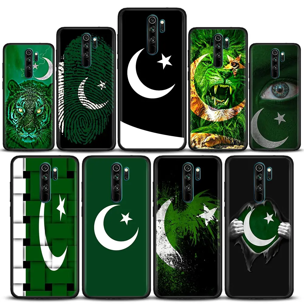 

Funda Case for Redmi K40 K40S K50 6 6A 7 7A 8 8A 9 9A 9C 9T 10 10C PRO PLUS Gaming Case Coque Capa Cover Beautiful Pakistan Flag