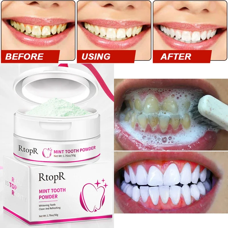 

Teeth Whitening Powder Pearl Essence Natural Dental Toothpaste Toothbrush Kit Oral Hygiene Remove Stains Plaque Tooth Powder