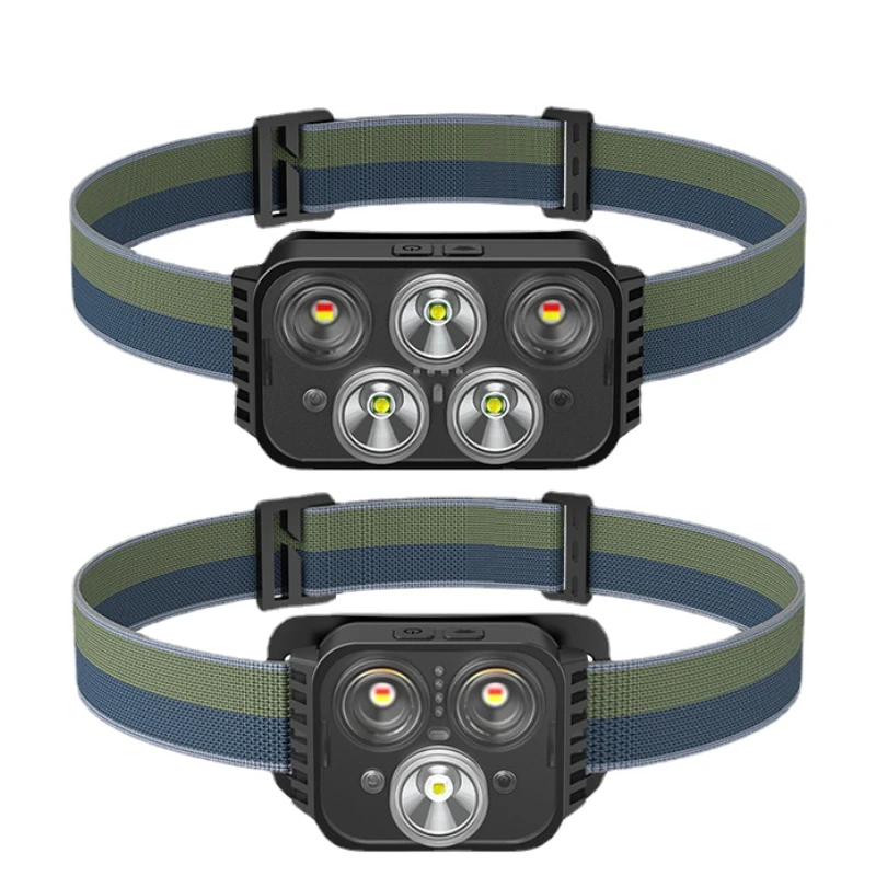 

Multifunctional Induction XPG+ LED Headlamp USB Rechargeable Headlight Outdoor Waterproof Camping Fishing Work Lantern
