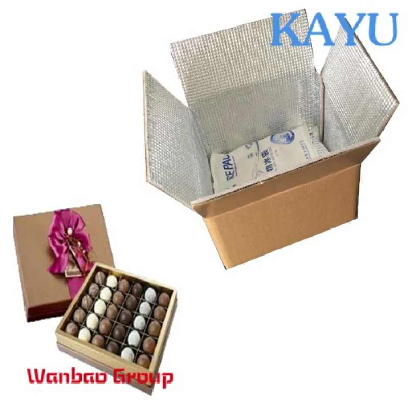 Thermal insulated corrugated cardboard vegetable/fruit meat packing box shipper/frozen food box